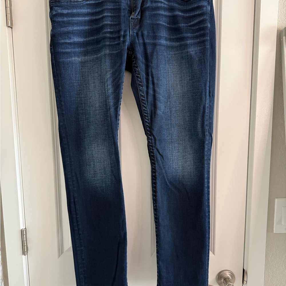 Salvage Dark Blue Straight Men Jeans